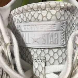 Converse PL LP Snake Embossed Women Leather Oxford Sneaker (MSRP $110) Sz US 6